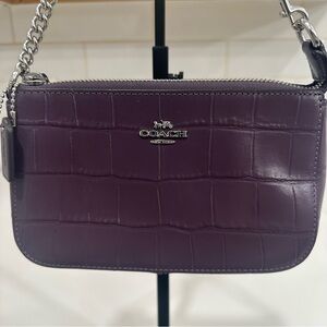 Coach Nolita 19 in Amethyst Crocodile-Embossed Leather (Style No. CN382)